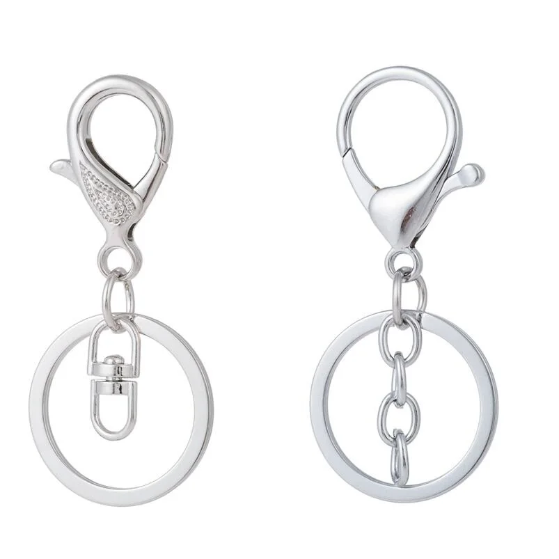 Jisensp 10pcs High Quality Fashion Key Chains Ring DIY Jewelry Making Accessaries Part Bag Charm Keyring Keychain Trinket | Украшения и