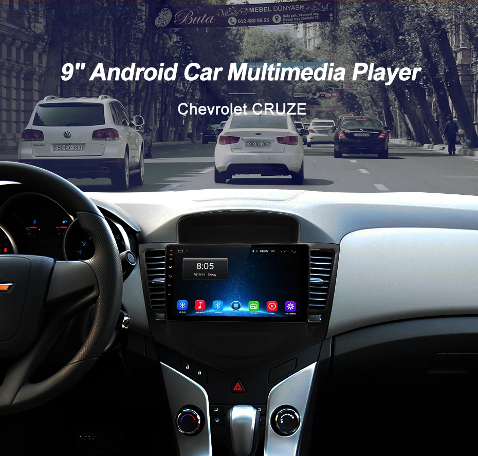 Junsun 4G+ 64G Android 9,0 4G Автомобильный Радио Мультимедиа Видео плеер навигация gps WiFi 2 din для Chevrolet CRUZE 2009- без DVD