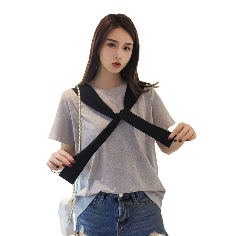 

YZ Women Plus Size XL-4XL T Shirts Summer T-Shirts 2019 Letter Printed Short Sleeve Ladies Tshirts Big Size Casual Tops Feminino