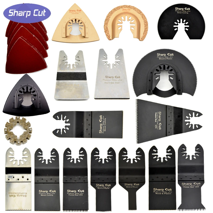 

42pcs/set Oscillating Multi Tool Saw Blades,Universal Shank Suitable for All Machines,used for cutting wood,plastic,metal,tile
