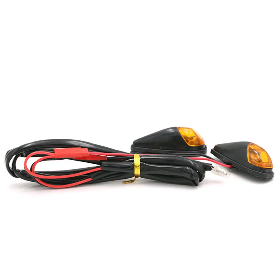 2 шт мотоциклов светодиодный указатели поворота 12 V 5 W янтаря ламповый индикатор высокое качество Пластик