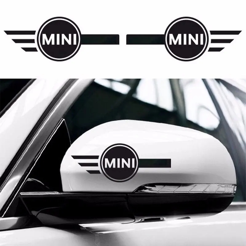 

2pcs for MINI Custom Wing Mirror Body Decals Stickers Cooper S Clubman Cabrio r50 r53 f55