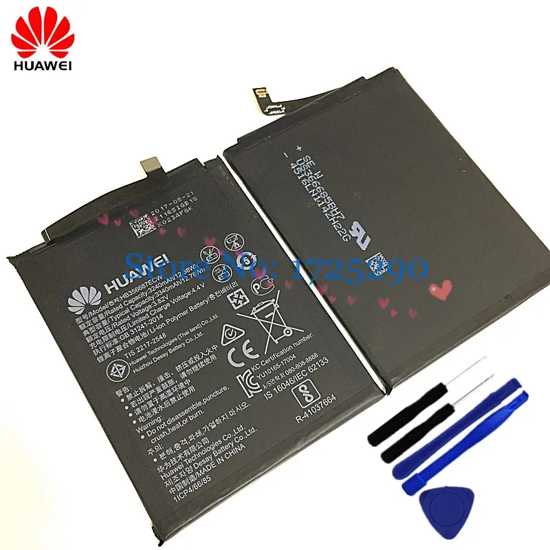 HB356687ECW 3340 mAh Батарея для huawei Коврики 10 lite RNE-L01 L02 L03 РНЕ L21 L22 L23 RNE-AL00