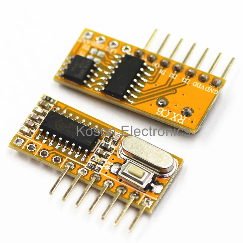 RXC6 433Mhz Superheterodyne Wireless Receiver Learning Code for Arduino