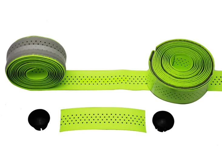 GUB, Новое поступление, высокое качество, красочные велосипедные ручки, велосипедный пояс, пробковый руль, лента для руля - Цвет: green