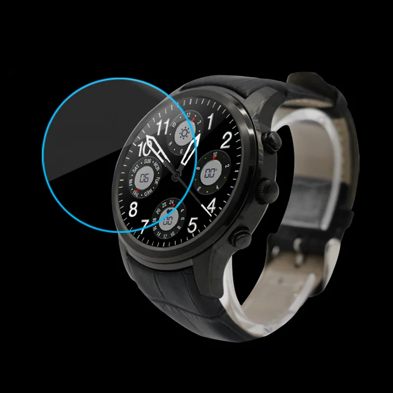 3 шт. 1.39in закаленное стекло Finow x5/x5plus/Lem5 Смарт-часы защита экрана то же подходит для Q3/Q3plus/K18/KW18/I3/DM368 smartwatch