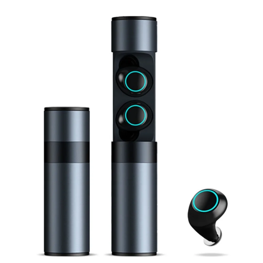 

True Bluetooth 5.0 Earphones Wireless IPX7 Waterproof Sport Earbuds Stereo Earphone for Phone IOS Android Support Lightning