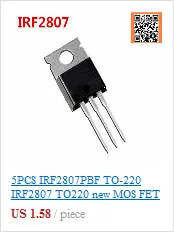 1~ 10 шт. лучшего качества IRLB3034 3034 IRL3705N IRL3705NPBF IRF1404 силы HEXFET MOSFET-220 IRLB8721 IRLB8721PBF IRF740 IRFZ44