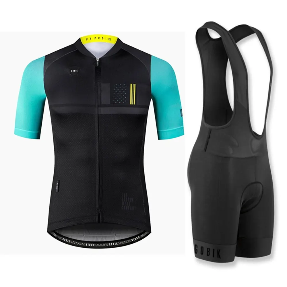 

Best quality Pro team fit cycling jersey short sleeve and cycling bib short kits 4D gel pad mtb road bycicle wear cycling sets