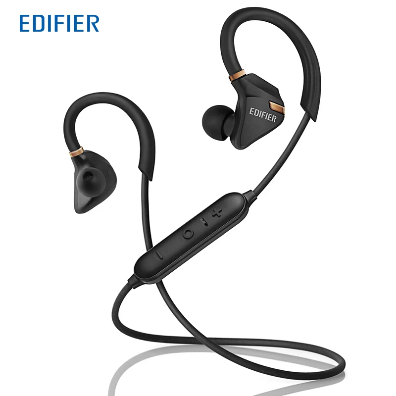 EDIFIER W296BT Wireless Sport Bluetooth 4.1 Surround-Ear Earphones IPX5 Waterproof Strong Bass With Mic Outdoor In-Ear | Электроника