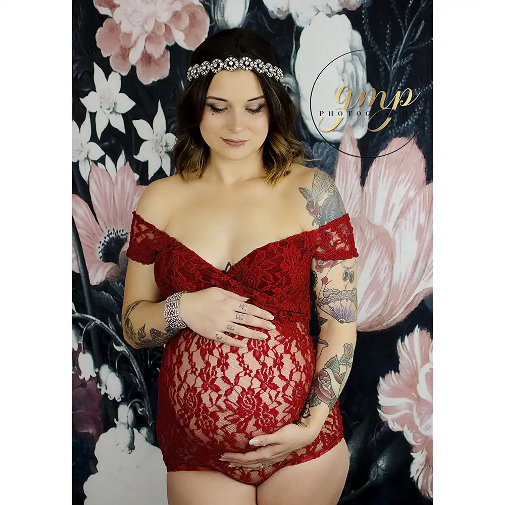 maternity lace bodysuit