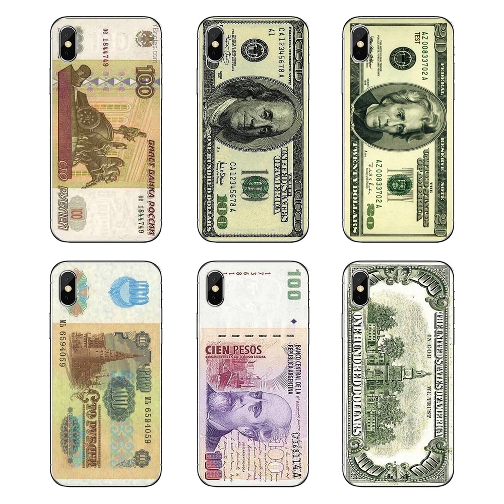 TPU Case Big Money 100 Dollars Bill Cash Ben Franklin For Huawei Honor 8 8C 8X 9 10 7A 7C Mate 20 Lite Pro P Smart Plus |