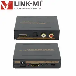 Link-ми hh01-4k2k Полный 3d 4k2k HDMI аудио эксрактор HDMI к HDMI + Аудио конвертер L/R + SPDIF Arc Функция мультимедиа 300 мГц