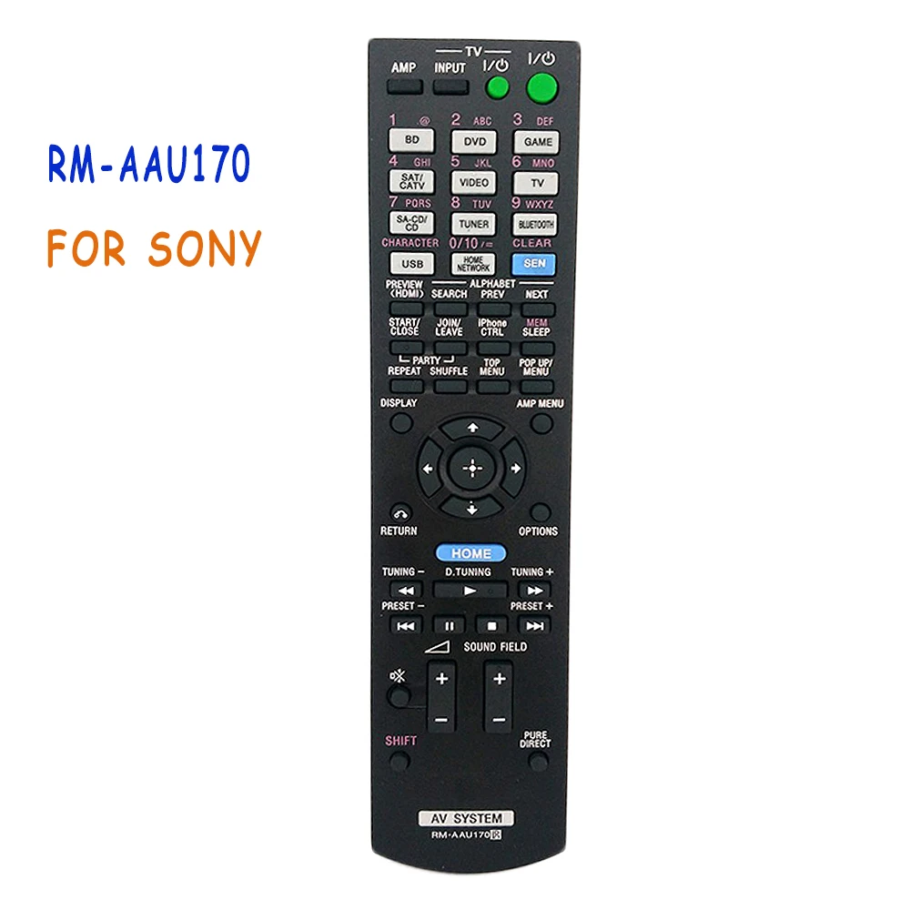 

New Replacement RM-AAU170 Remote Control For Sony AV Receiver Audio Home Theater System RM-AAU169 STR-DN840 Remoto Controle