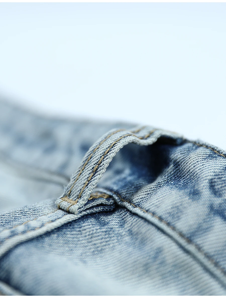 Демисезонные мужские джинсы с заплатками SIMWOOD, рваные джинсовые штаны свободного кроя, джинсы батальных размеров,, брюки из денима длиной до щиколотки, 190022
