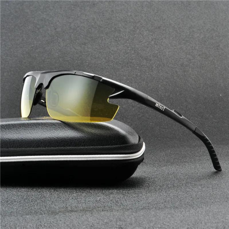 MINCL очки ночного видения для ночного вождения, водительские очки, антибликовые желтые солнцезащитные очки, мужские поляризованные очки UV400 NX