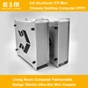 Aluminio completo ITX Mini chasis ordenador de escritorio HTPC sala de estar Ordenador de diseño moderno G5mini Ultra-Delgado Mini chasis ► Foto 1/6