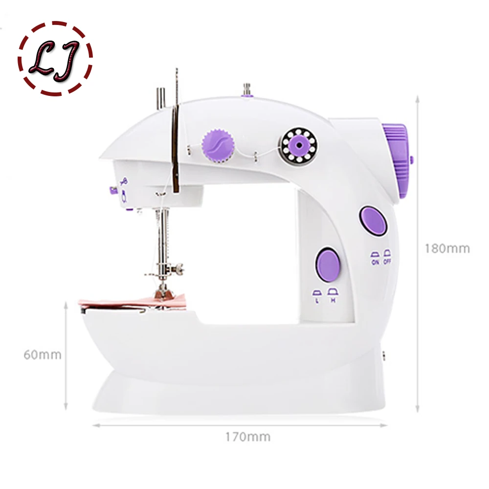 

Mini Handheld sewing machines Dual Speed Double Thread Multifunction US Electric Mini Automatic Tread Rewind Sewing Machine