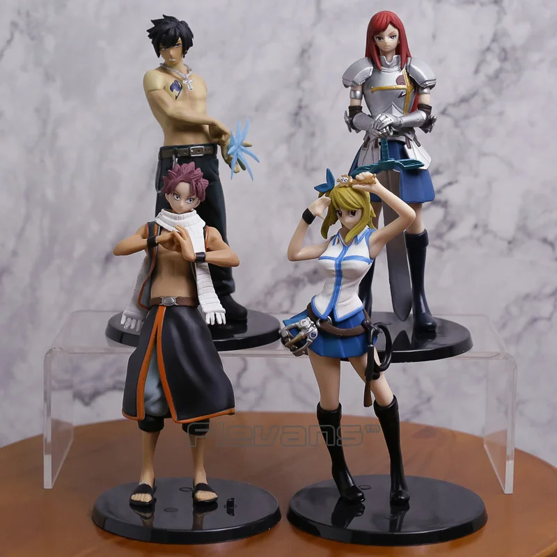 fairy tail pvc figures