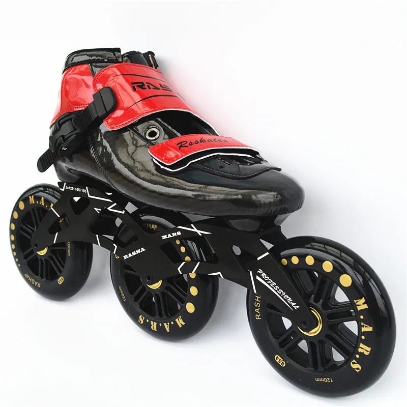2017 new RASHA SKATES mars 3*110 3*125 4*110 4*100 inline speed skating