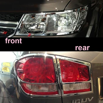 

for Dodge Journey 2013-2015 / Freemont Headlight frame sticker / Tail shade frame cover sticker Bright