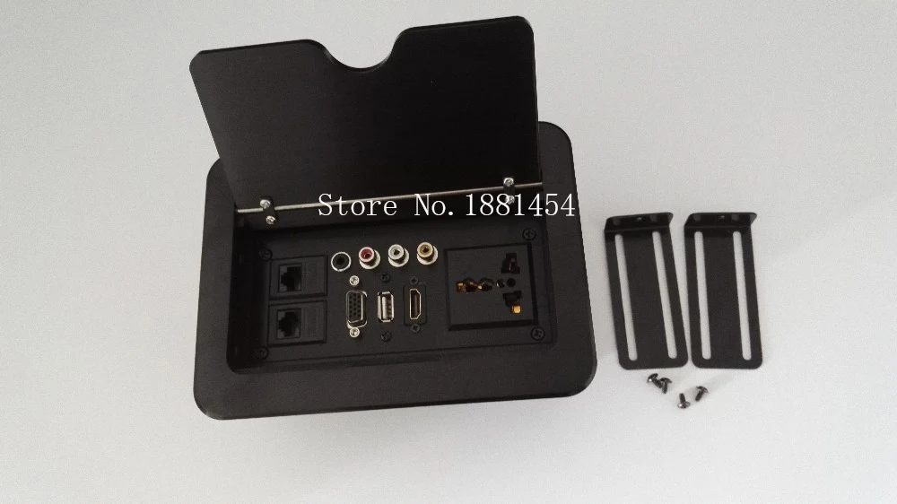 2019 جديد و لكمبيوتر مكتبي عالي الجودة الخفية Lan منفذ lipe يصل ل نظام المؤتمر RCA HDMI rj45 مقبس