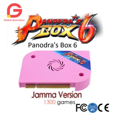 1300 в 1 Pandora Box 6 jamma board HDMI VGA CGA для аркадной машины может добавить дополнительные 3000 игр поддержка FBA MAME PS1 3D игры
