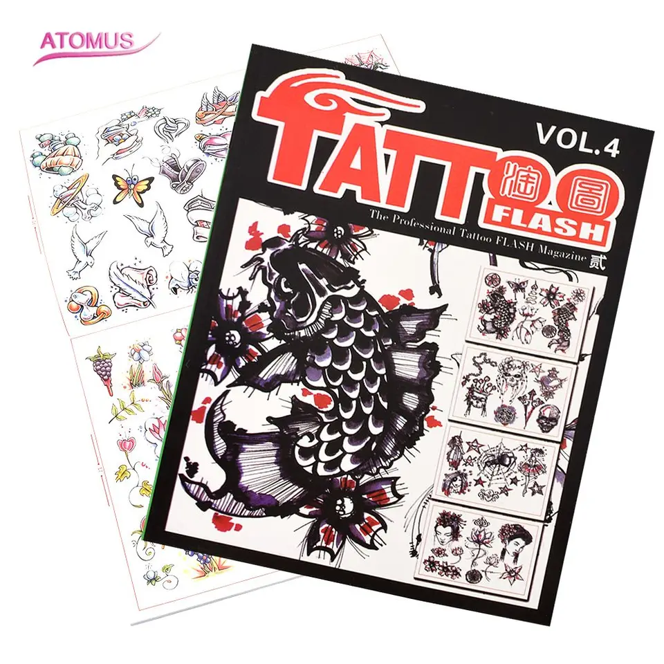 Tattoo Design Book Professional Tattoo Supplies Accessories Flash - Tattoo Design Book Professional Tattoo Supplies Accessories Flash