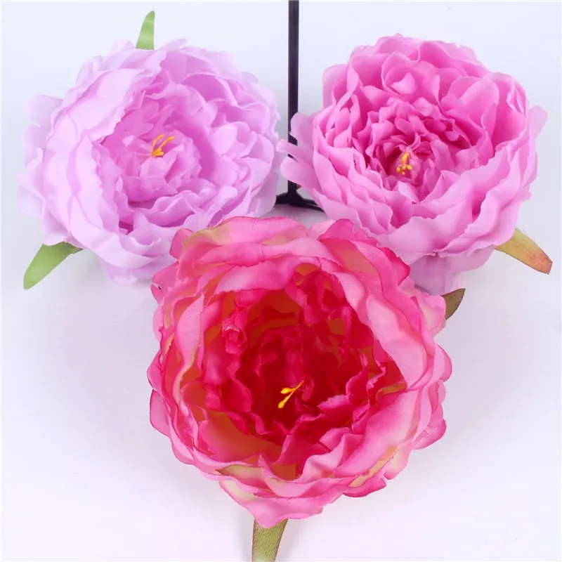 Elegant Peony Flower Heads for Decorative Arrangements - Set of 25