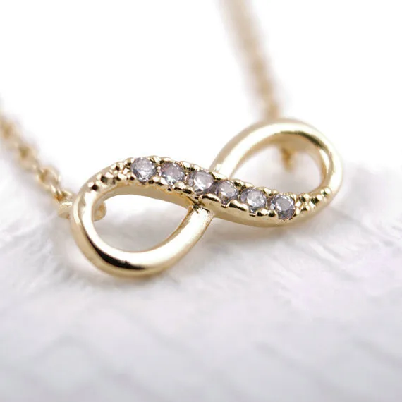 2014-Fashion-18k-Tiny-Infinity-Necklace-in-Gold-Free-Shipping (1)