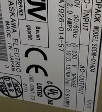 servo drive SGDM-01ADA , 85% appearance new , 3 months warranty in stock