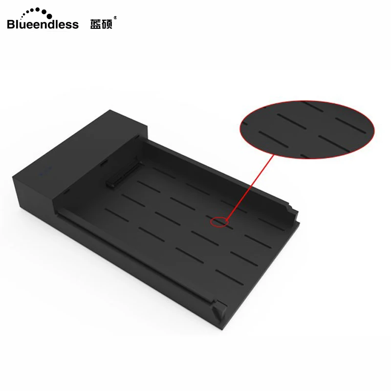 Shipping from RU tool free hdd enclosure 3 5 plastic hard drive case 2 5 hdd 4