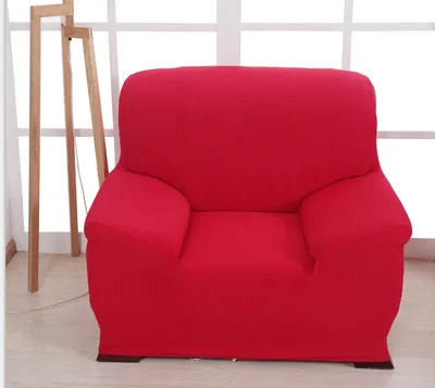 Универсальный утолщение упругий диван крышка все включено полное покрытие скольжению стрейч ткань дивана крышка - Цвет: thickening red