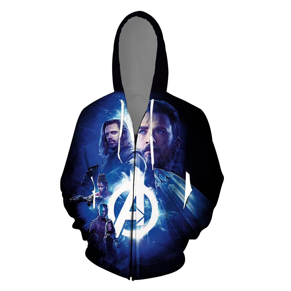 Movie Avengers Endgame Quantum Realm Sweatshirt Jacket Costumes Advanced Tech Hoodie superhero Captain America Hoodies Cosplay