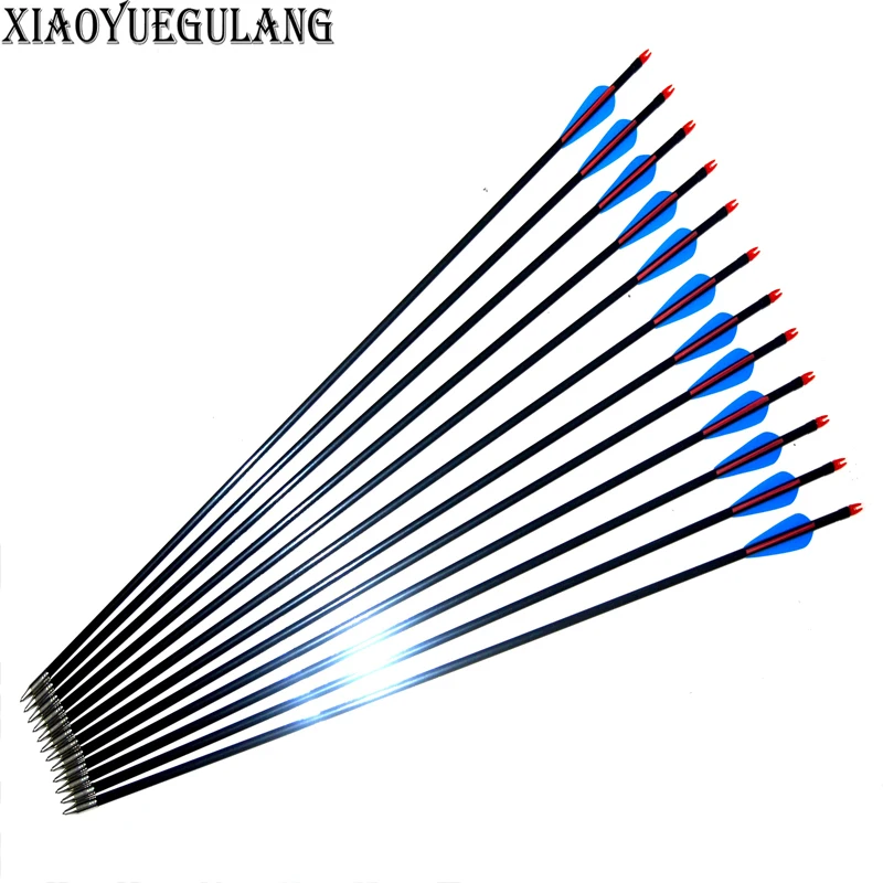 1 30pcs 30 inch Fiberglass Arrow 8mm Shaft Target Arrows For Recurve