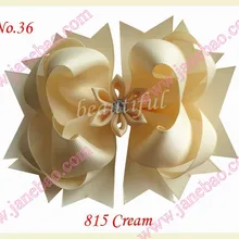 Новинка, 120 шт., 6,5 дюймов, романтическая заколка для волос с бантиками, смешанные цвета, эксклюзивная заколка для волос, банты для волос для девочек