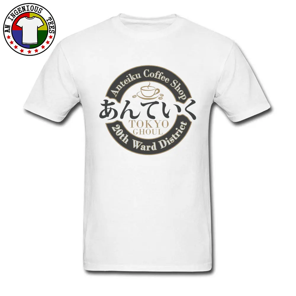 TOKYO GHOUL 7212 Party T Shirt Short Sleeve for Men Cotton Fabric Summer Fall Crew Neck T Shirts Casual Tee-Shirts Cute TOKYO GHOUL 7212 white