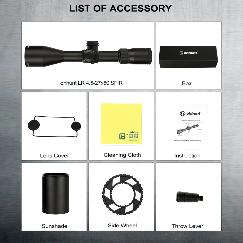 ohhunt LR 4.5-27x50 SFIR