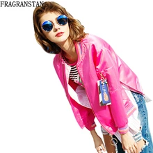 Новинка, женское повседневное пальто весна-осень с круглым вырезом в стиле пэчворк, женская модная куртка с буквенным принтом и лентой, Высококачественная Свободная верхняя одежда JQ600