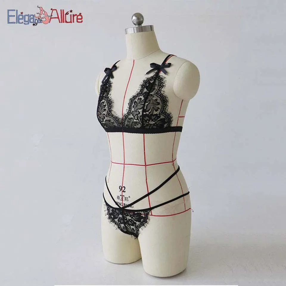 Lace Bra and Panty Set