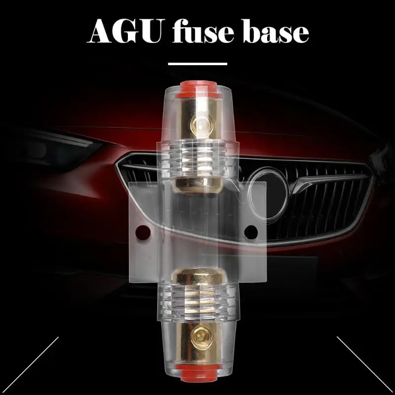 4/8 Калибр Inline AGU Держатель предохранителя для автомобиля грузовик морской Аудио Amp усилители домашние Авто интимные аксессуары