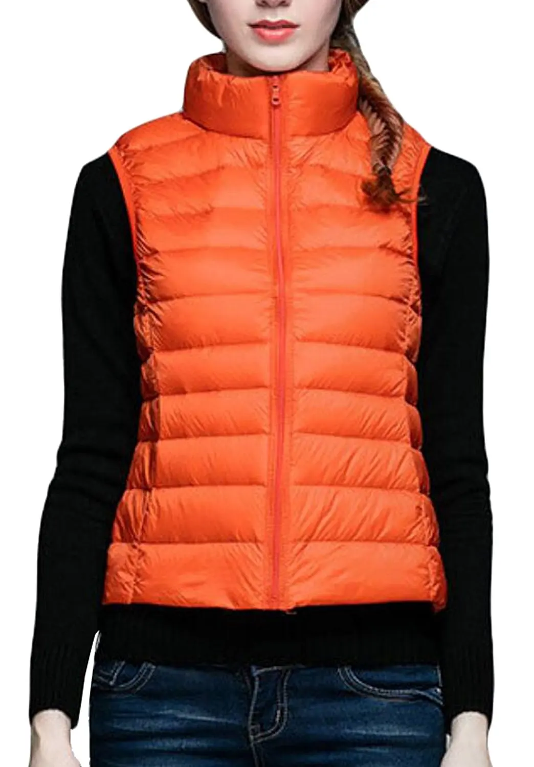 Alion Women Packable Down Compact Vest Puffer Vest - Vests - AliExpress