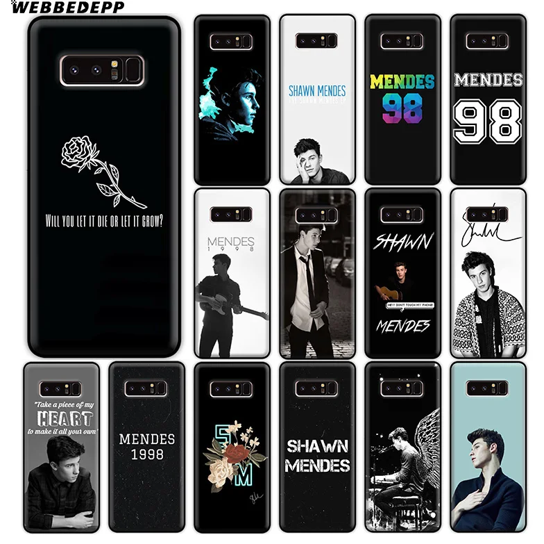 WEBBEDEPP Shawn Mendes крутой Мягкий силиконовый чехол для Samsung Galaxy A9 A8 A7 A6 Plus 2018 A5 A3 2017 2016 Note 9