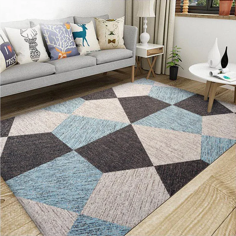 

High Quality Creative Geometric Football Carpet For Living Room Bedroom Anti-slip Floor Mat Fashion Kitchen Carpet Area Rugs