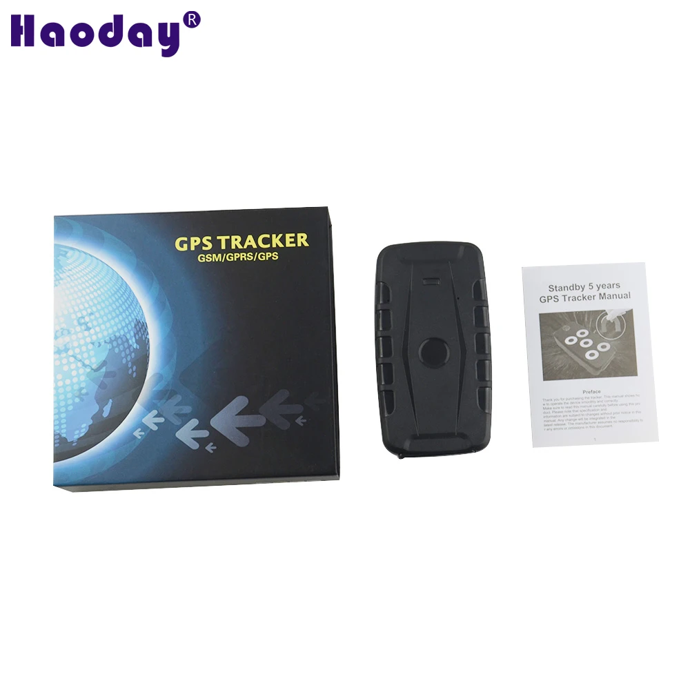 Small Size GPS Tracker LK330 16000mAh Battery Dropped alarm car