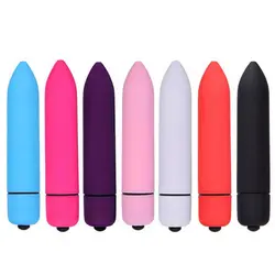 7 цветов 10 Скоростей мини-пуля, вибратор для женщин водостойкий клитор фаллоимитатор со стимулятором вибратор секс-игрушки для женщин