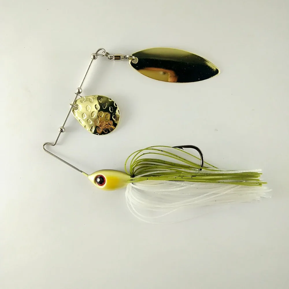 BassLegend Fishing DB Spin Metal Bait Spinnerbait Double Blade Bass