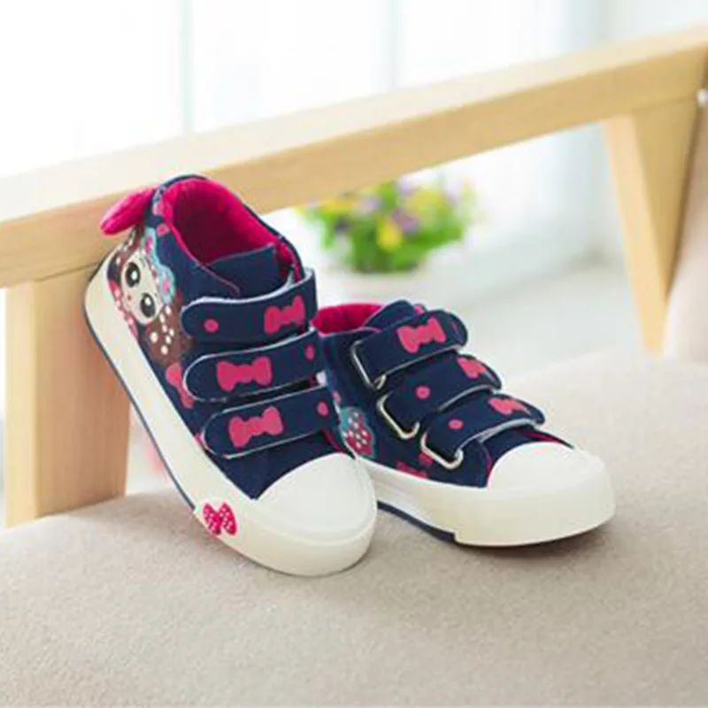 

Children Fashion Princess Girls' Canvas Shoes Breathable Comfortable Hand-painted Hook Loop Hook Loop Breathable Spring Shoes