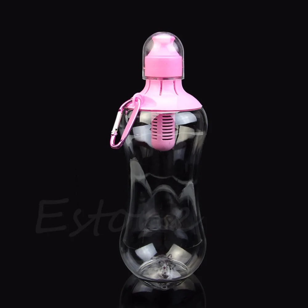 550 ملليلتر المياه الترطيب فلتر مزركشة زجاجة الشرب التنزه الرياضة في الهواء الطلق جديد