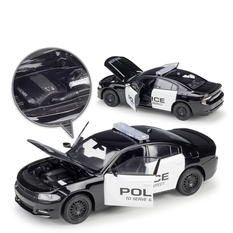 1:24 Welly Dodge зарядное устройство погоня Полицейская машина литая модель автомобиля